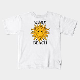 Kure Beach, North Carolina Vintage Sunshine Kids T-Shirt